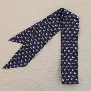 Vineyard Vines Snowman Print Silk Sash